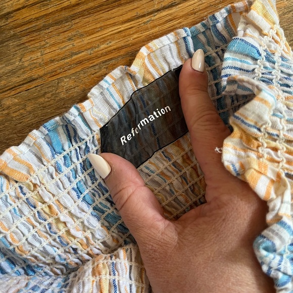 Reformation Marbella Strapless Dress - Sz M - Picture 4 of 6